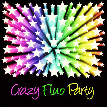 anniversaire Crazy Fluo Party