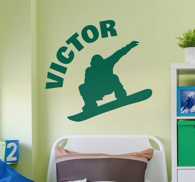 sticker-sport-silhouette-snowboard-personnalisable-13755