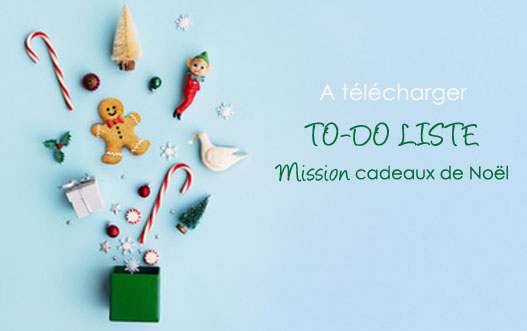 to-do-liste Mission cadeaux de Noël à télécharger