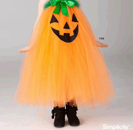 tutu-citrouille pour Halloween
