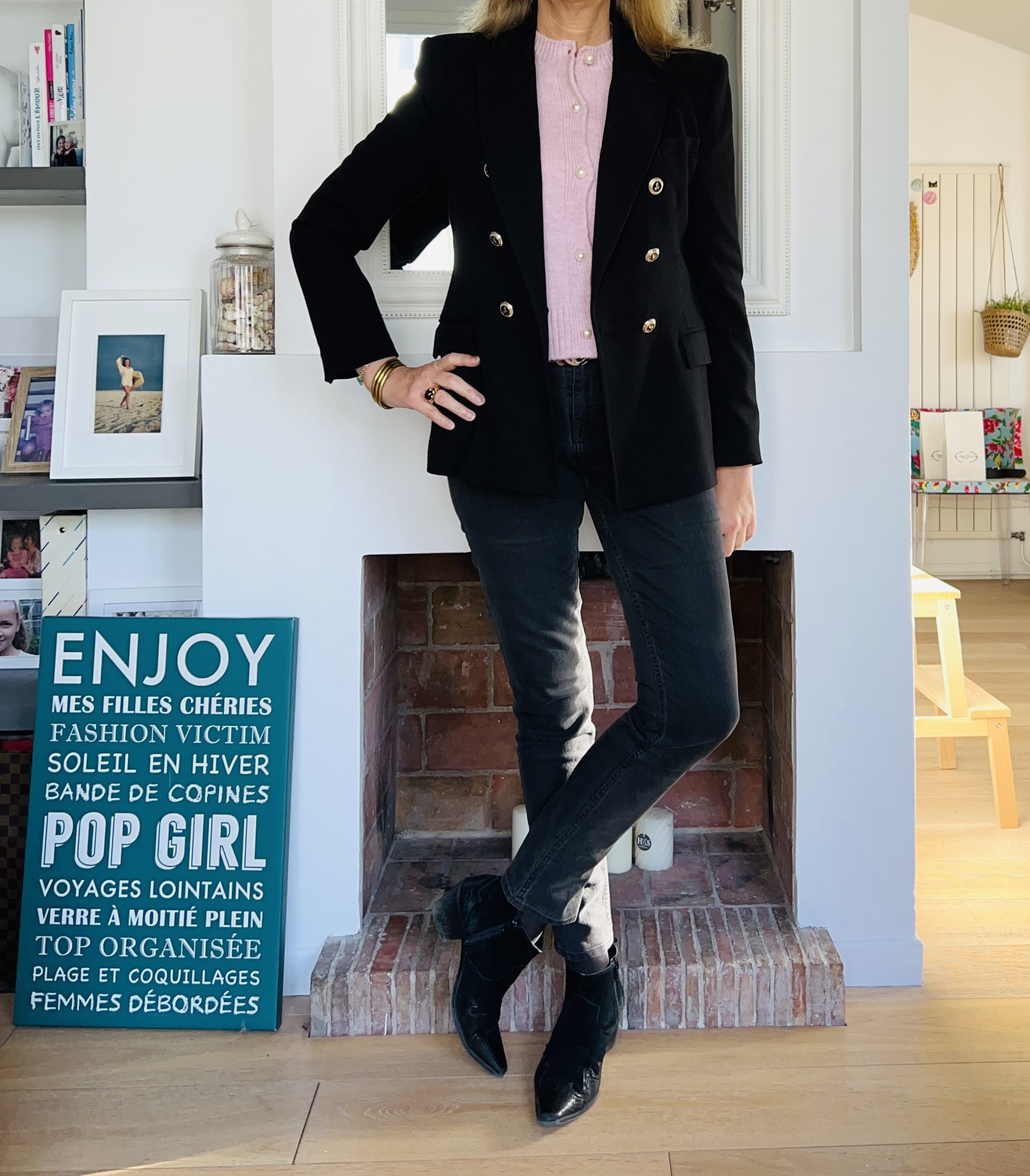 black et pink - look femmes débordées