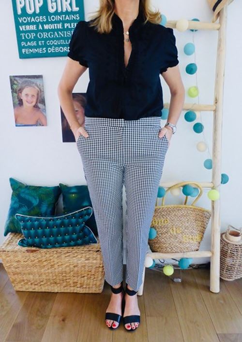 Pantalon vichy - look Femmes Débordées