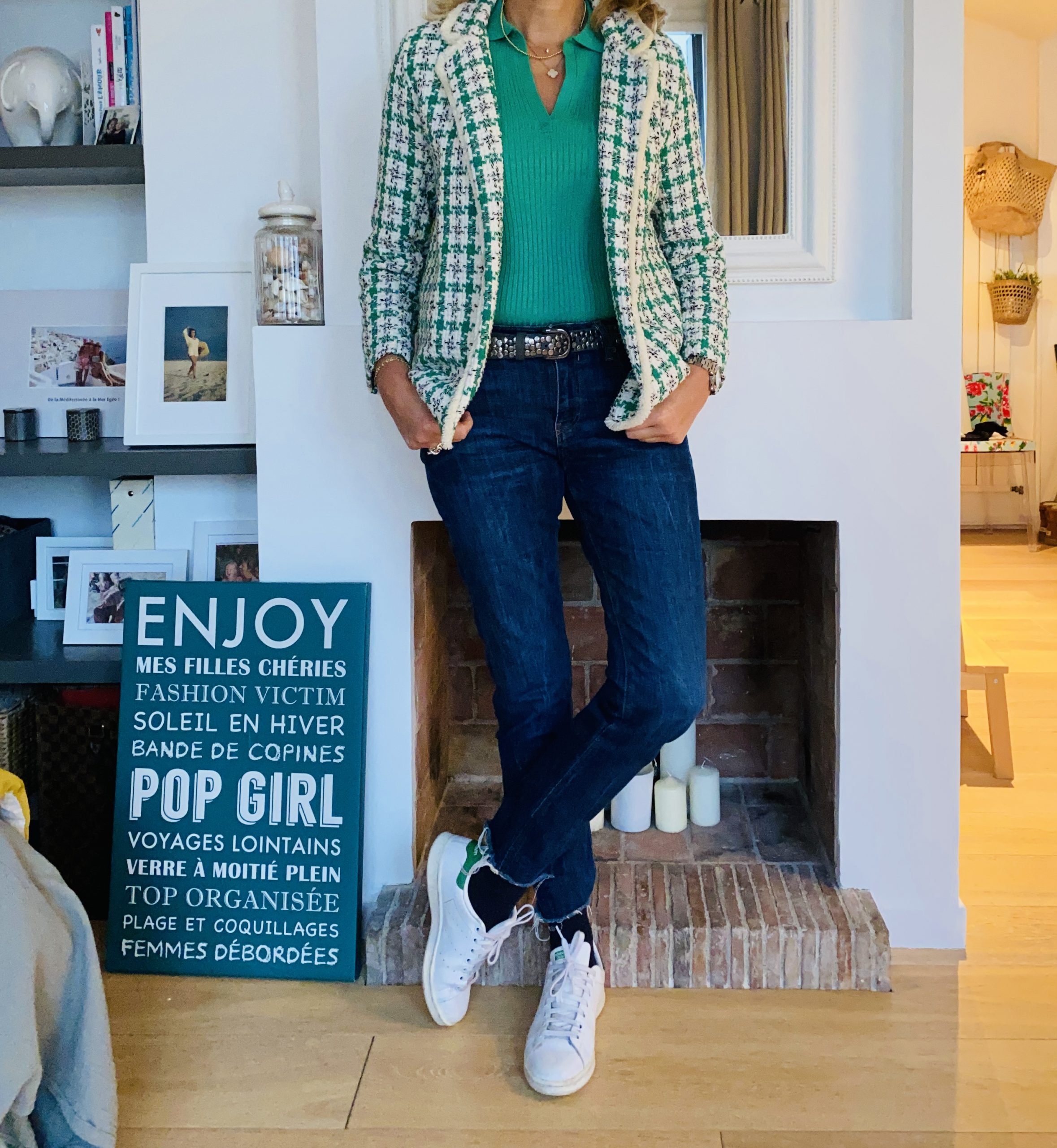 look vert - look Femmes Débordées