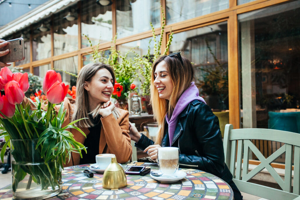 café terrasse printemps