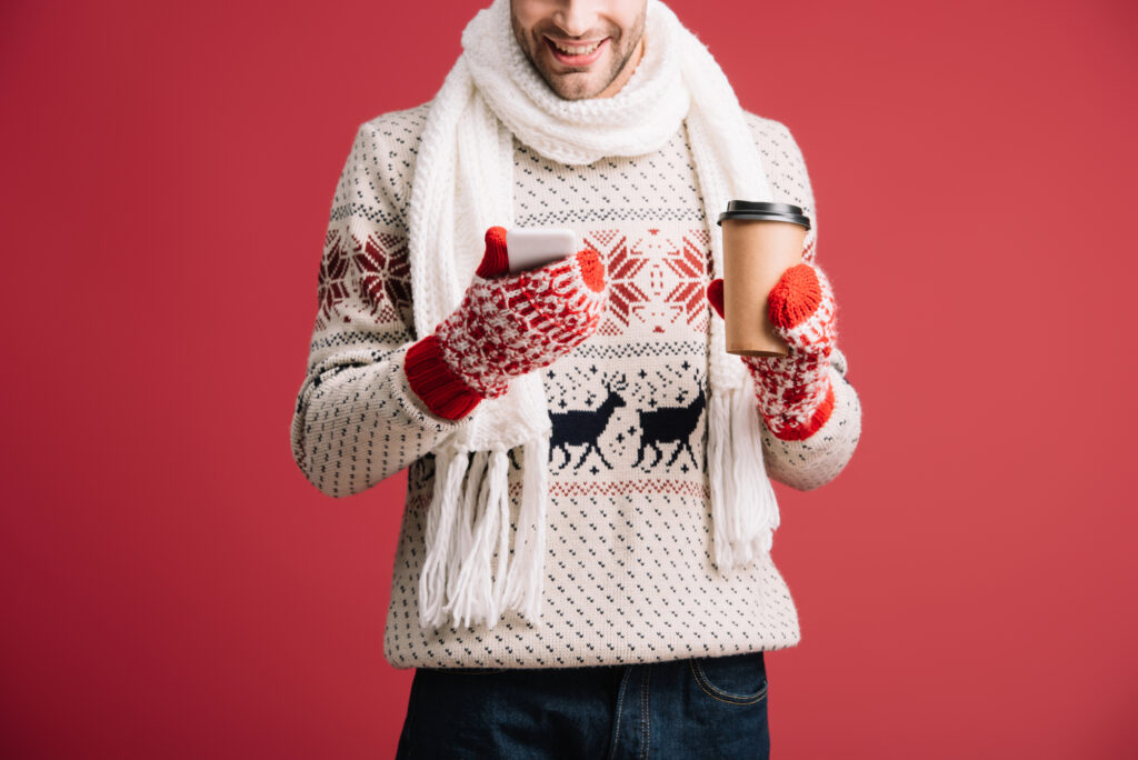 Pull de noël homme classique