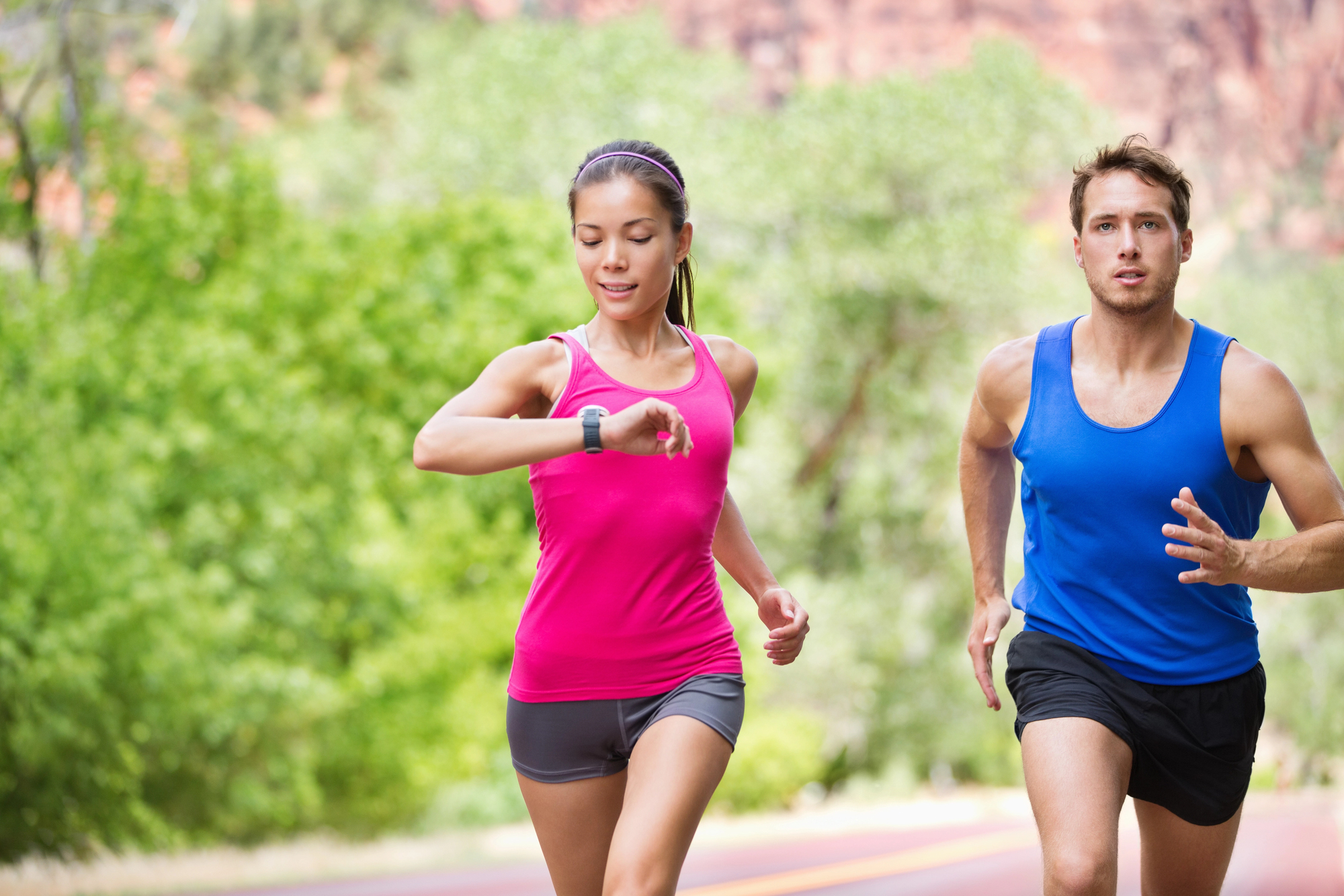 courir avec montre connectée