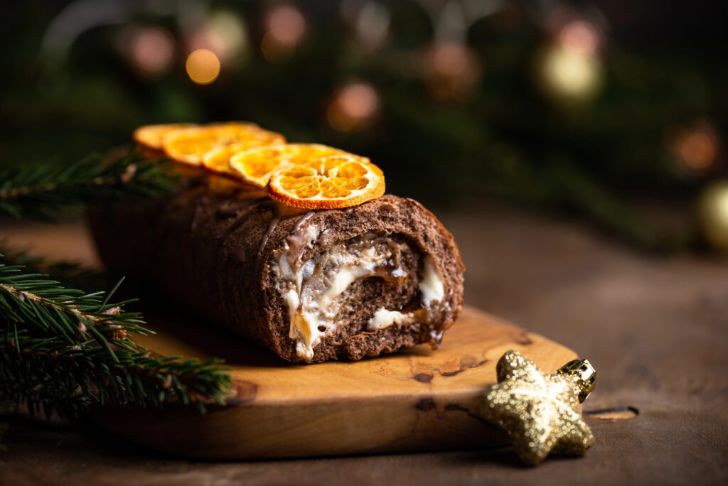 bûche de Noël faite maison