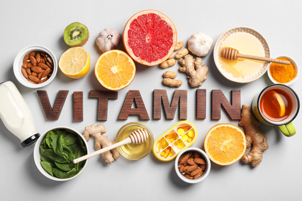 différentes sortes de vitamines