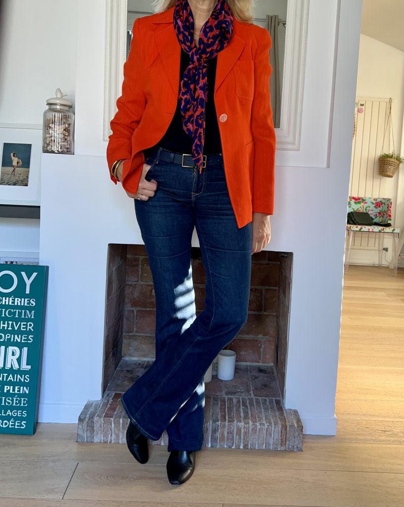 Veste Orange - Look femmes Débordées