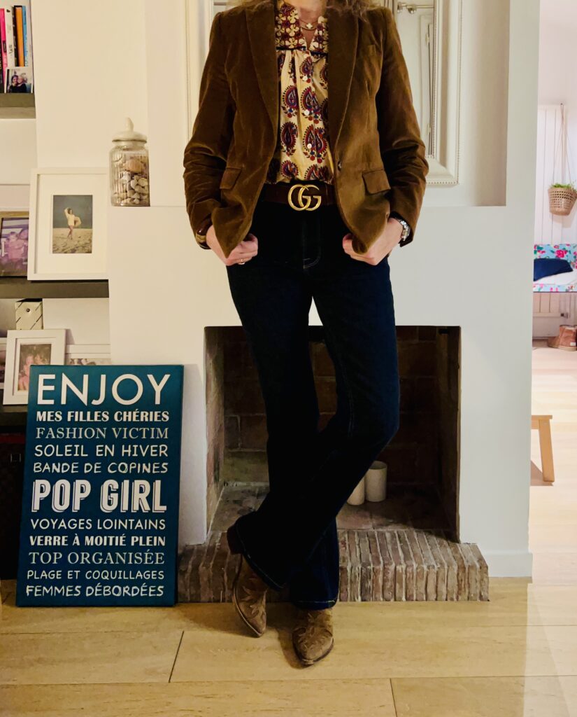 Veste camel - look Femmes Débordées