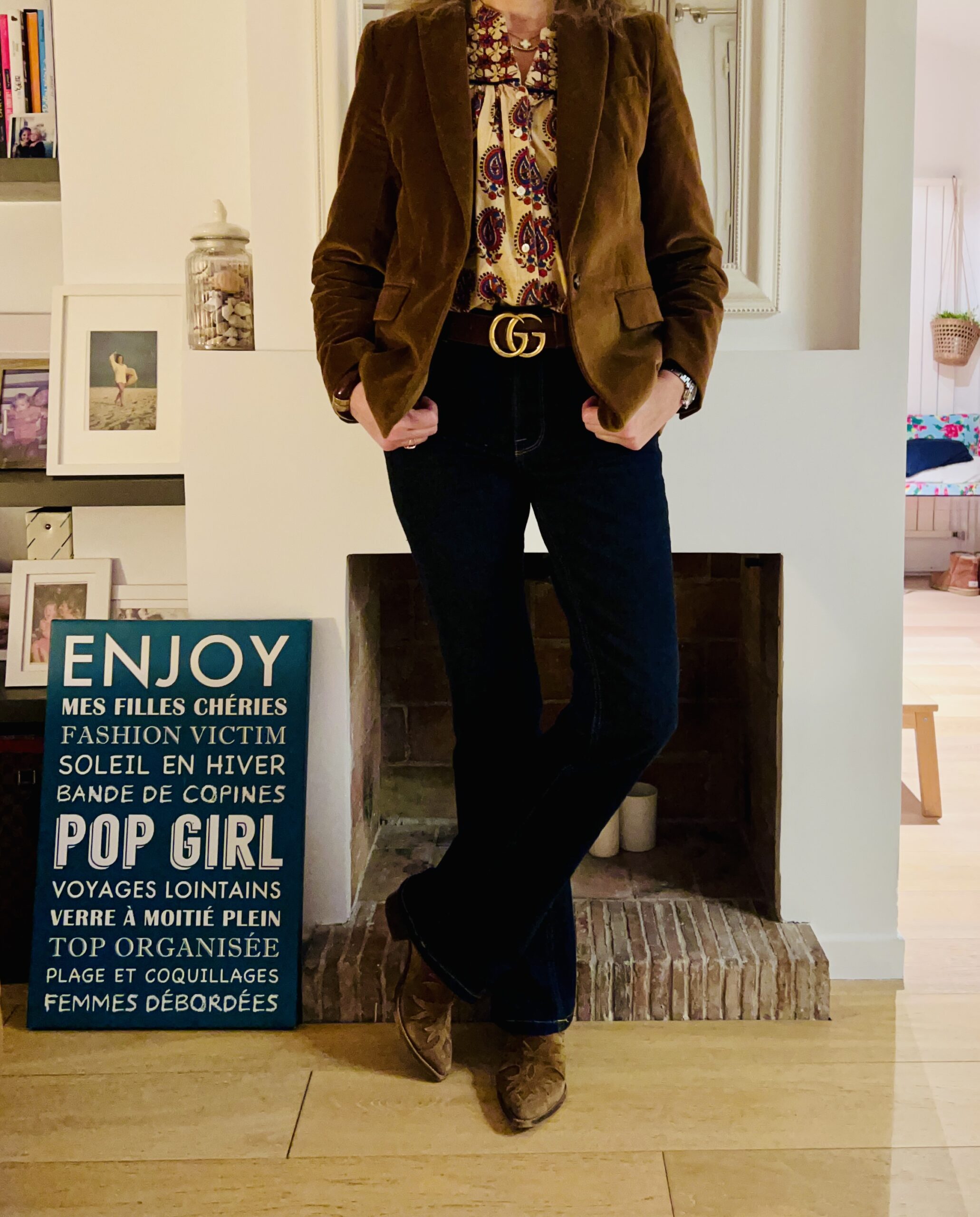 Veste camel - look Femmes Débordées