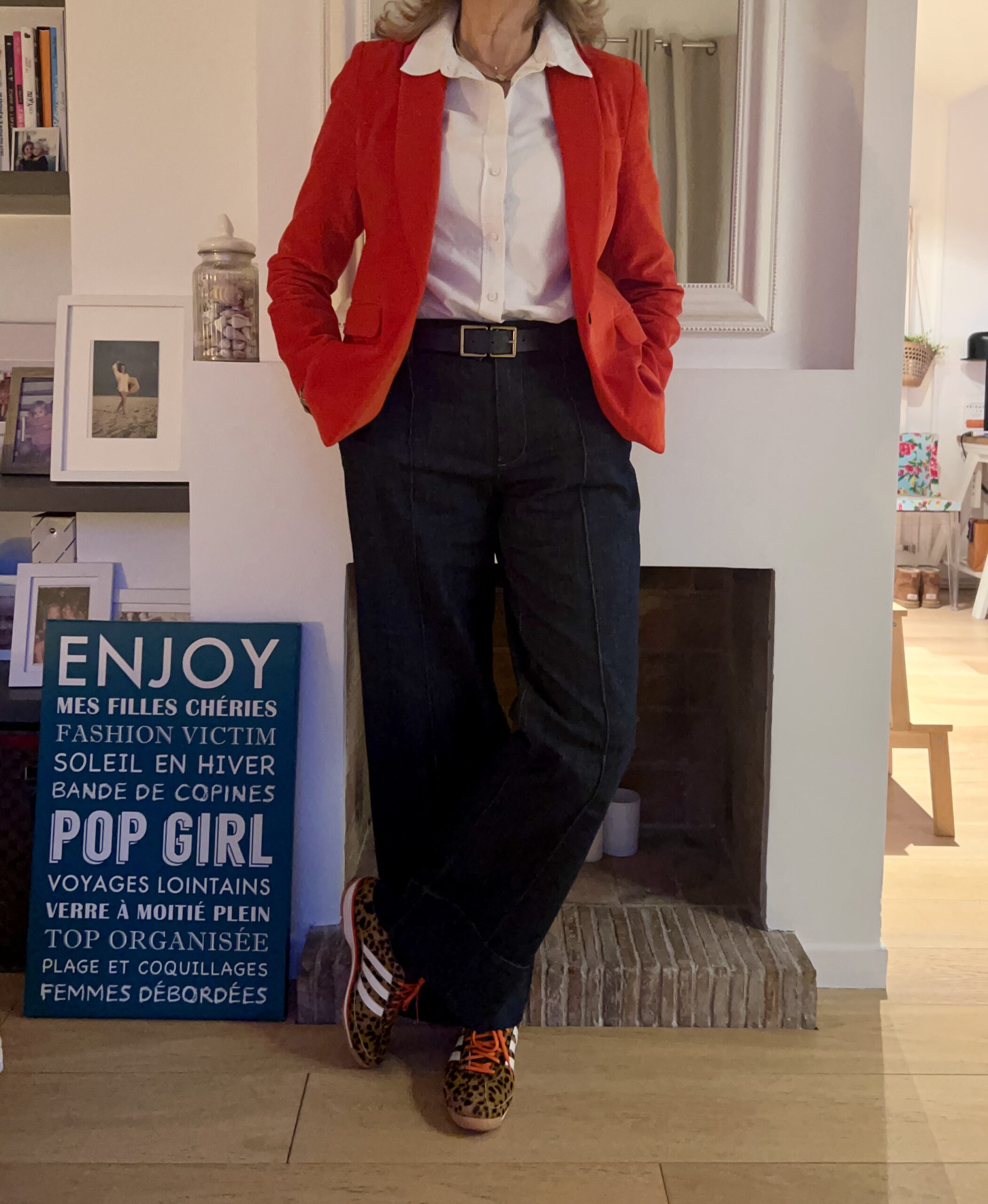 veste Orange - look femmes débordées