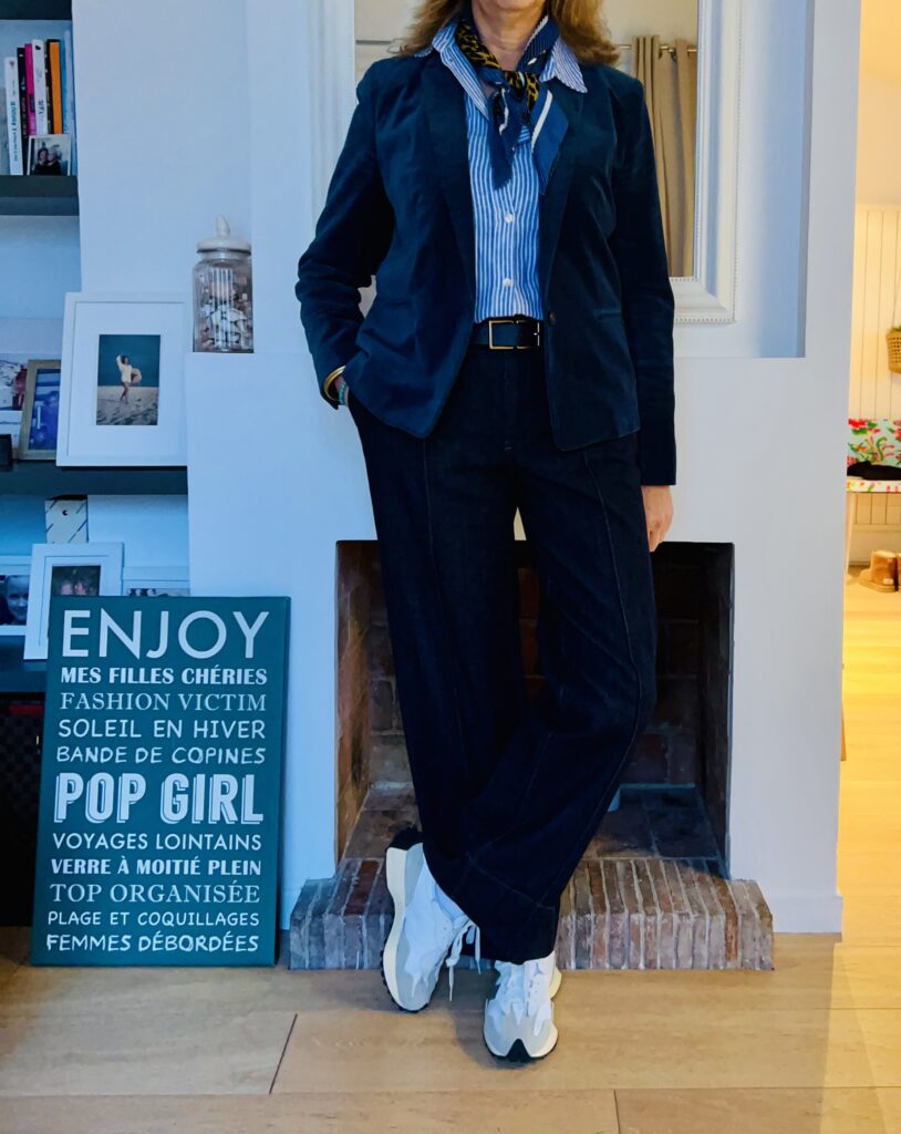 Jean large - basket - Look femmes Débordées