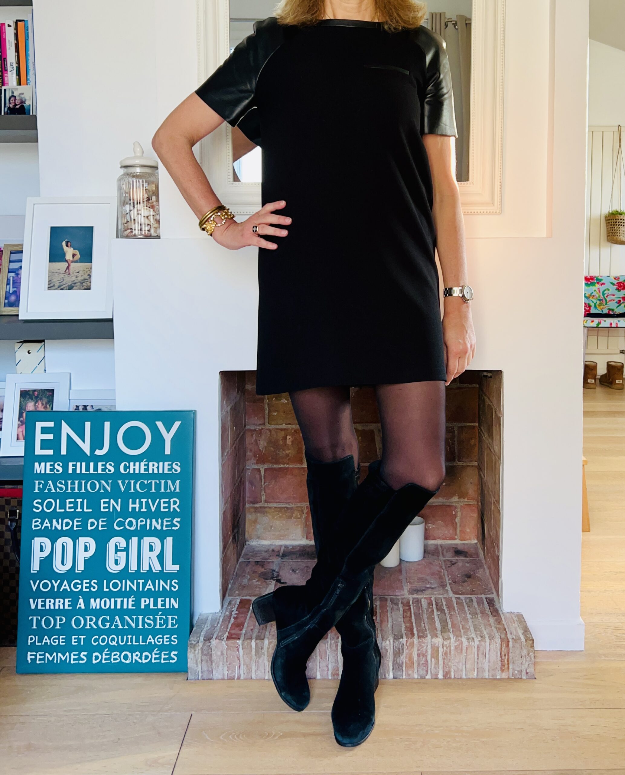 robe noire - look Femmes Débordées