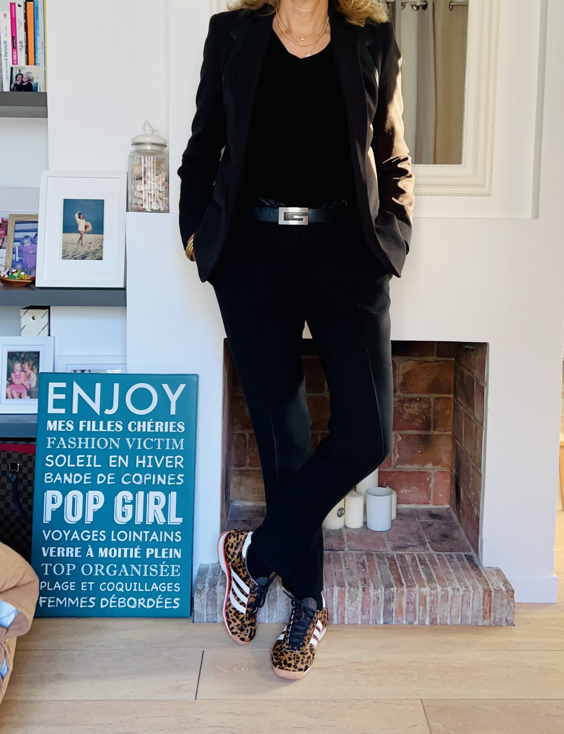 baskets léopard - look femmes débordées