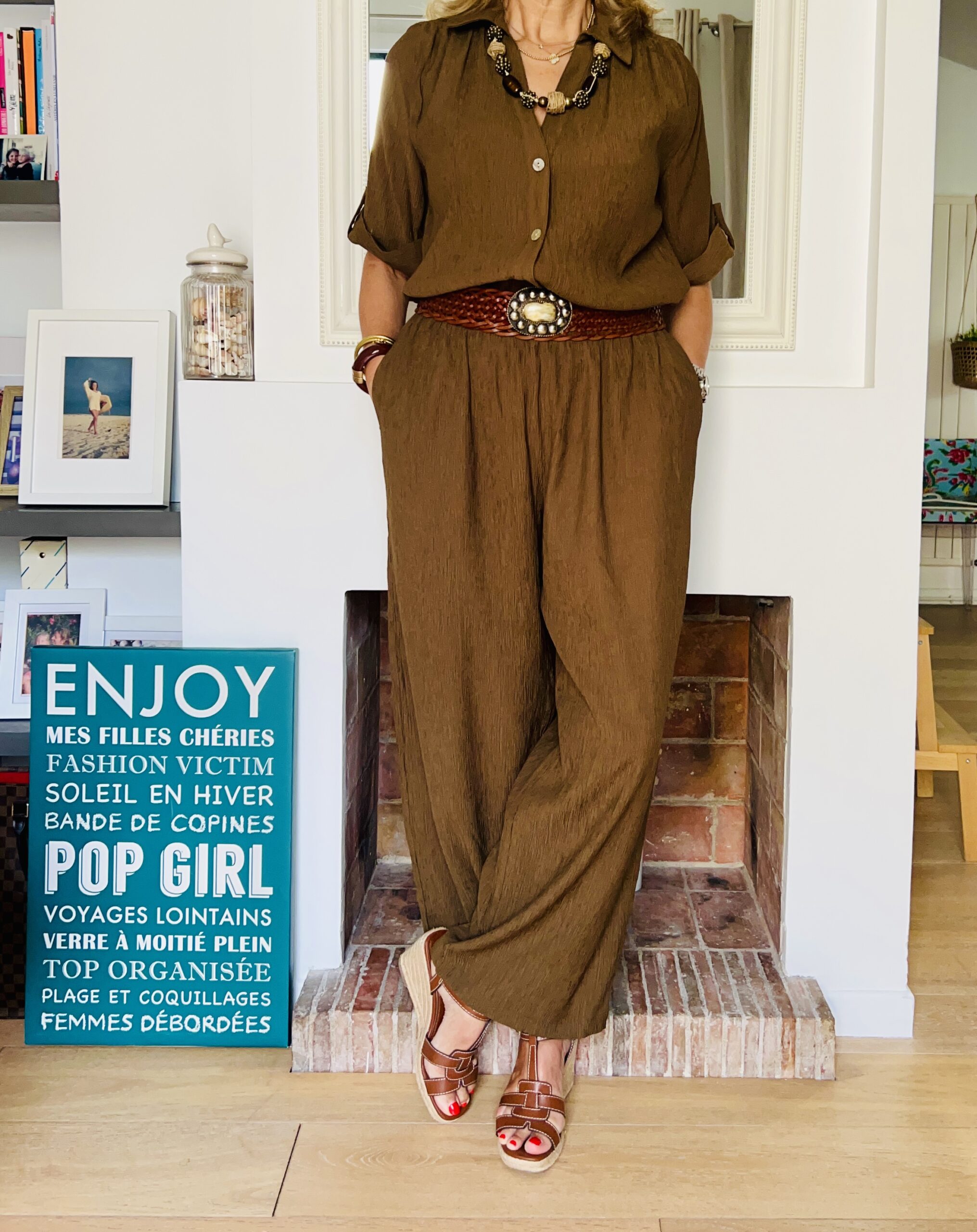 Ensemble kaki - Look Femmes Débordées