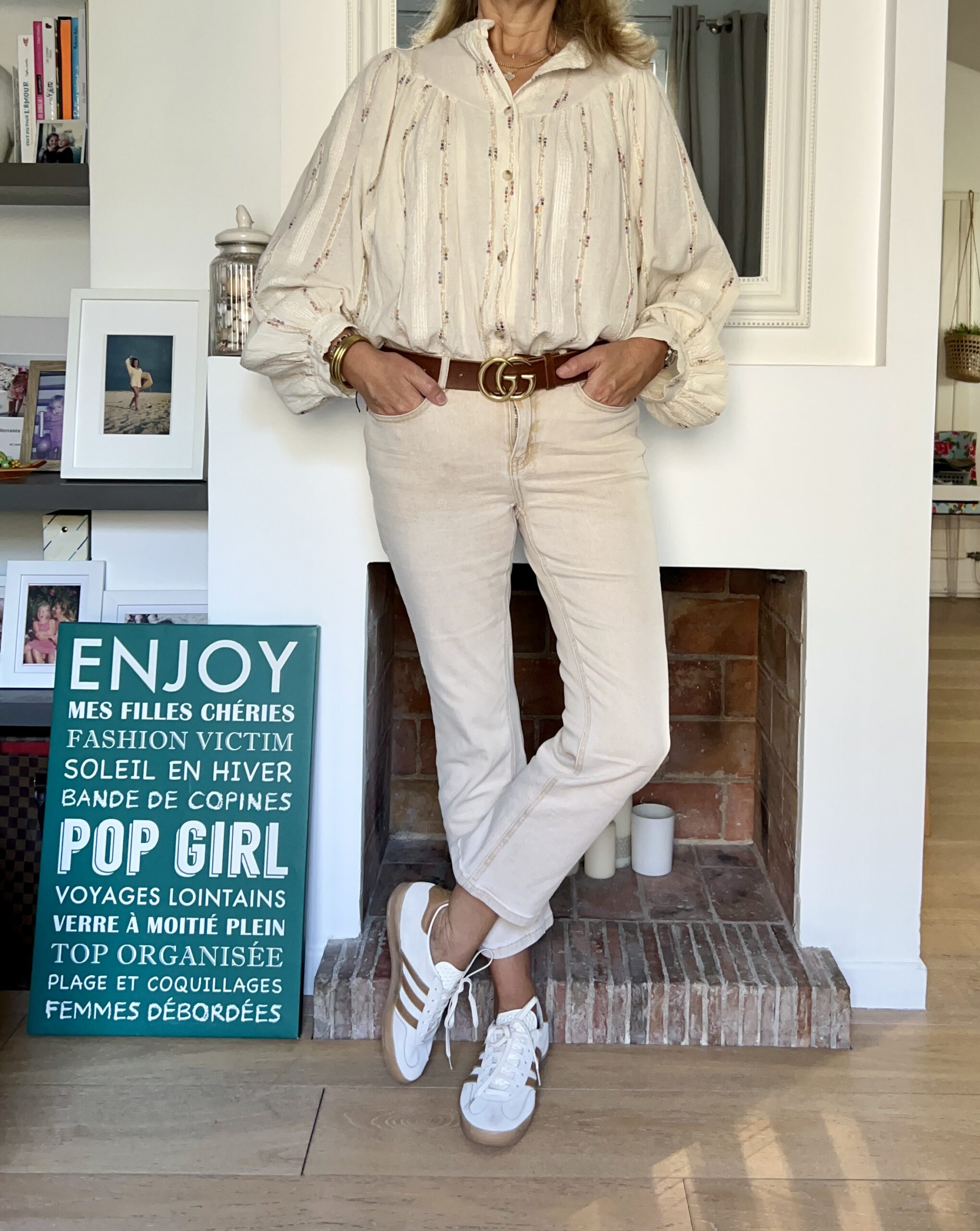 camaïeu de beige - look femmes débordées