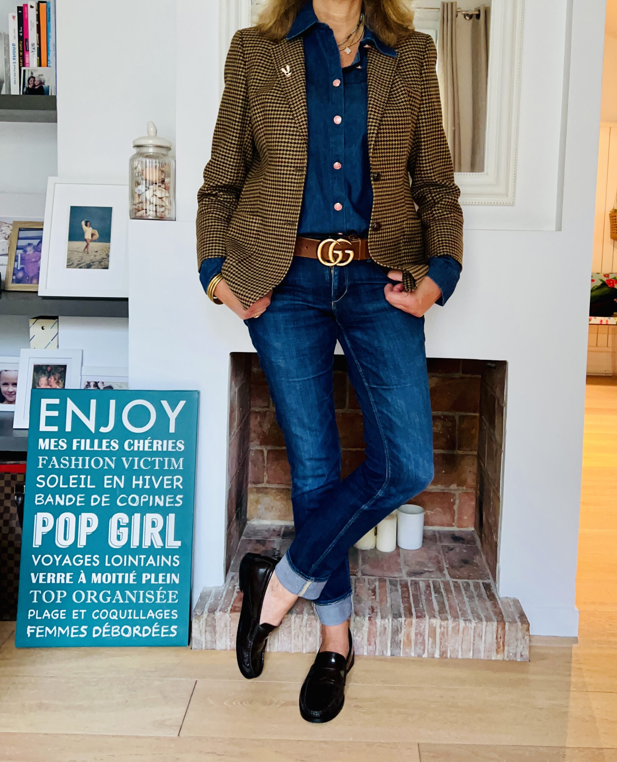 Total jean et veste - look femmes débordées