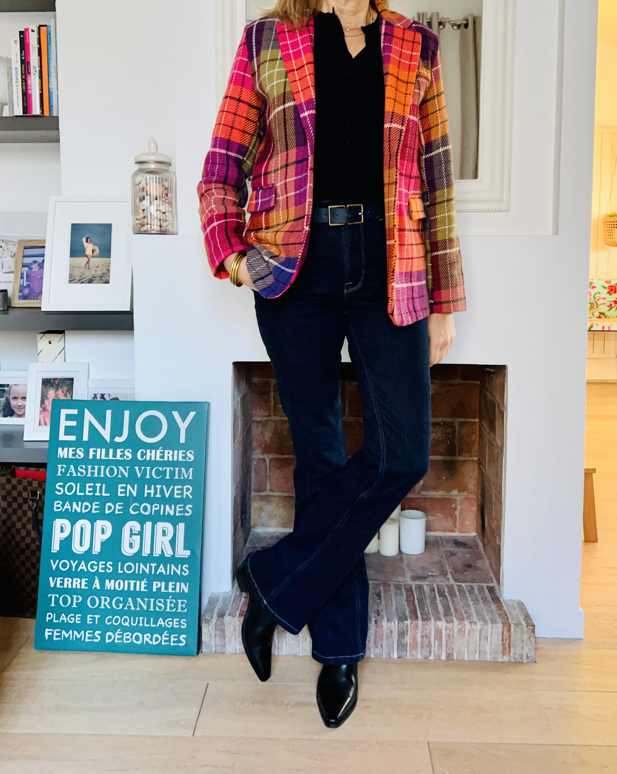 veste colorée - look Femmes débordées