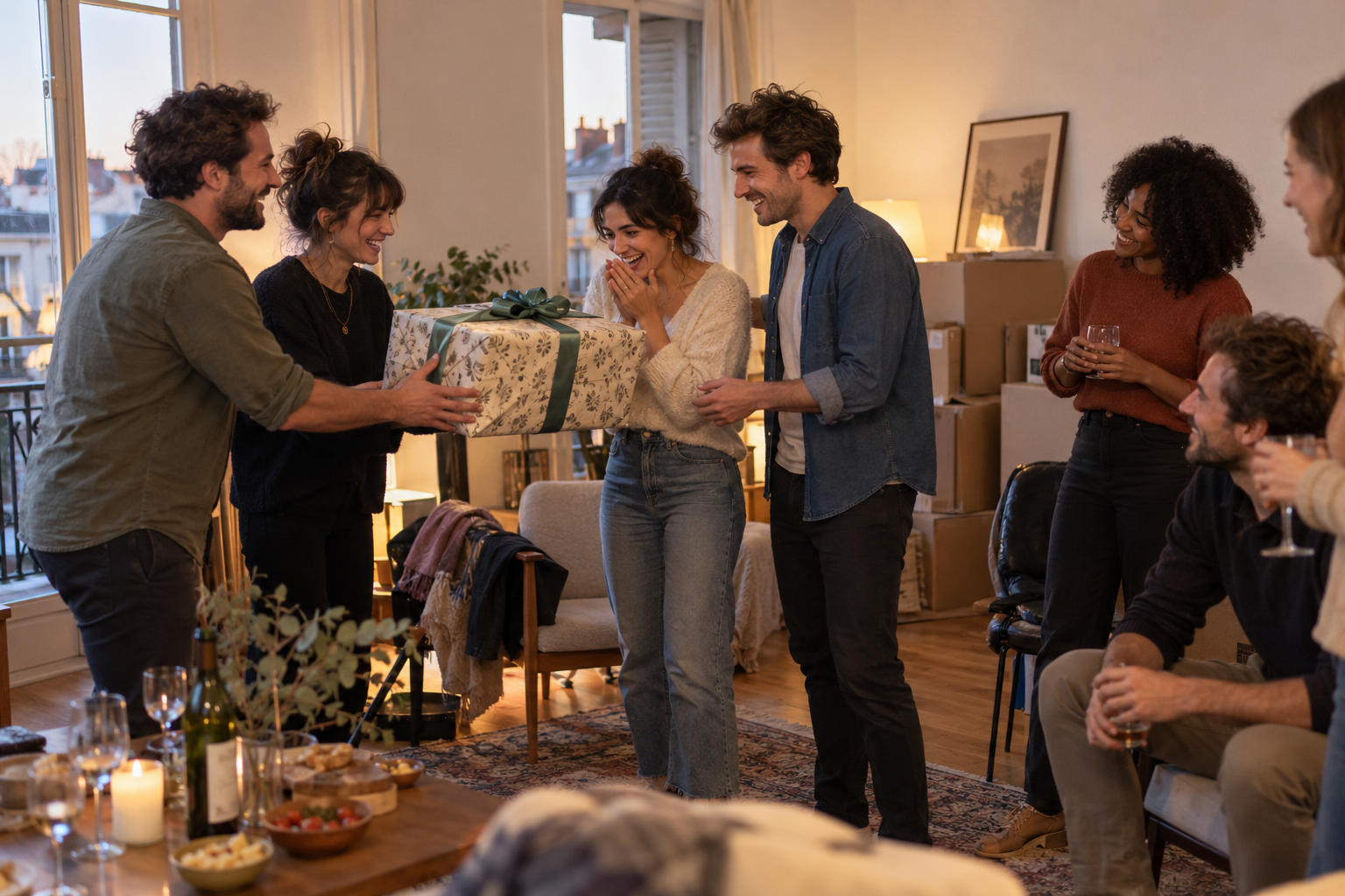cadeau commun crémaillère