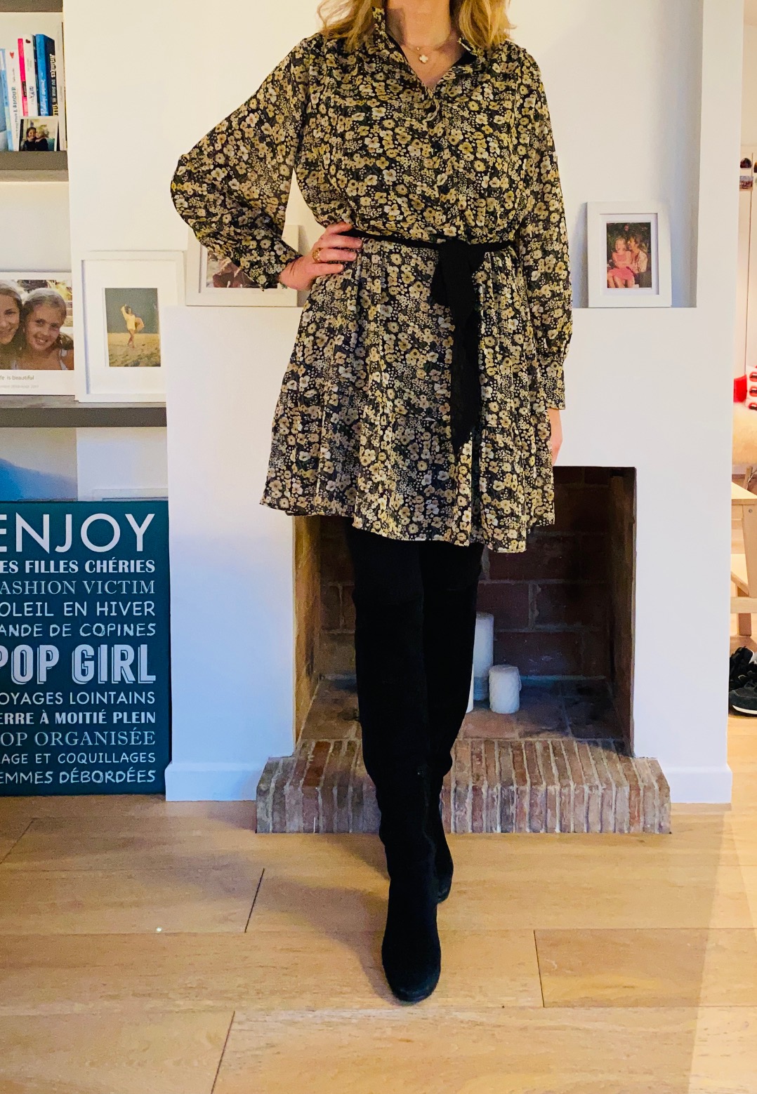 robe fleurie - look Femmes Débordées