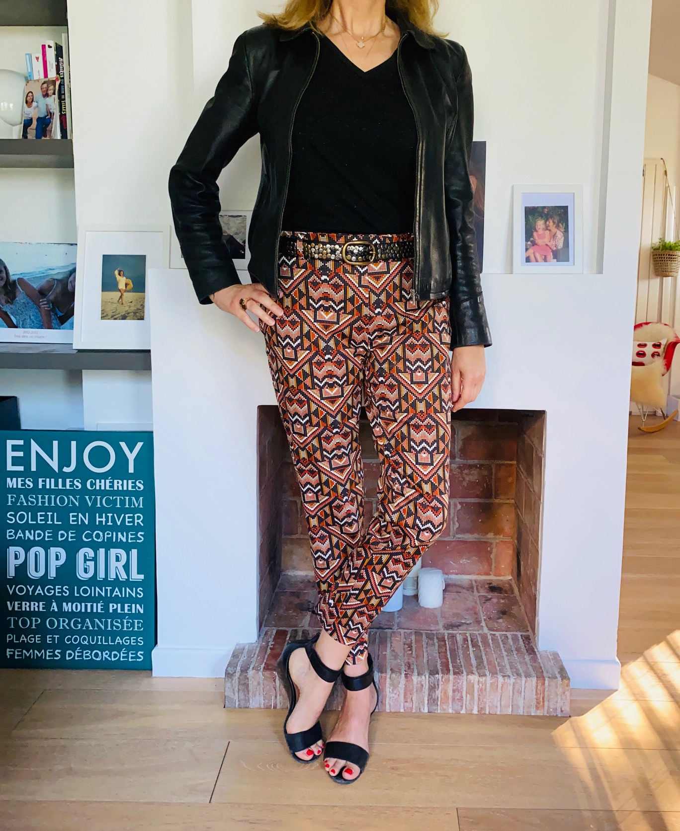 pantalon à motifs - look Femmes Débordées