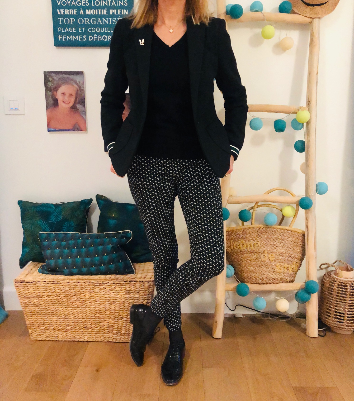 pantalon à motifs - look Femmes Débordées