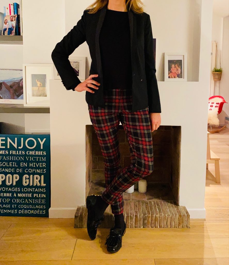 Pantalon écossais - look Femmes Débordées