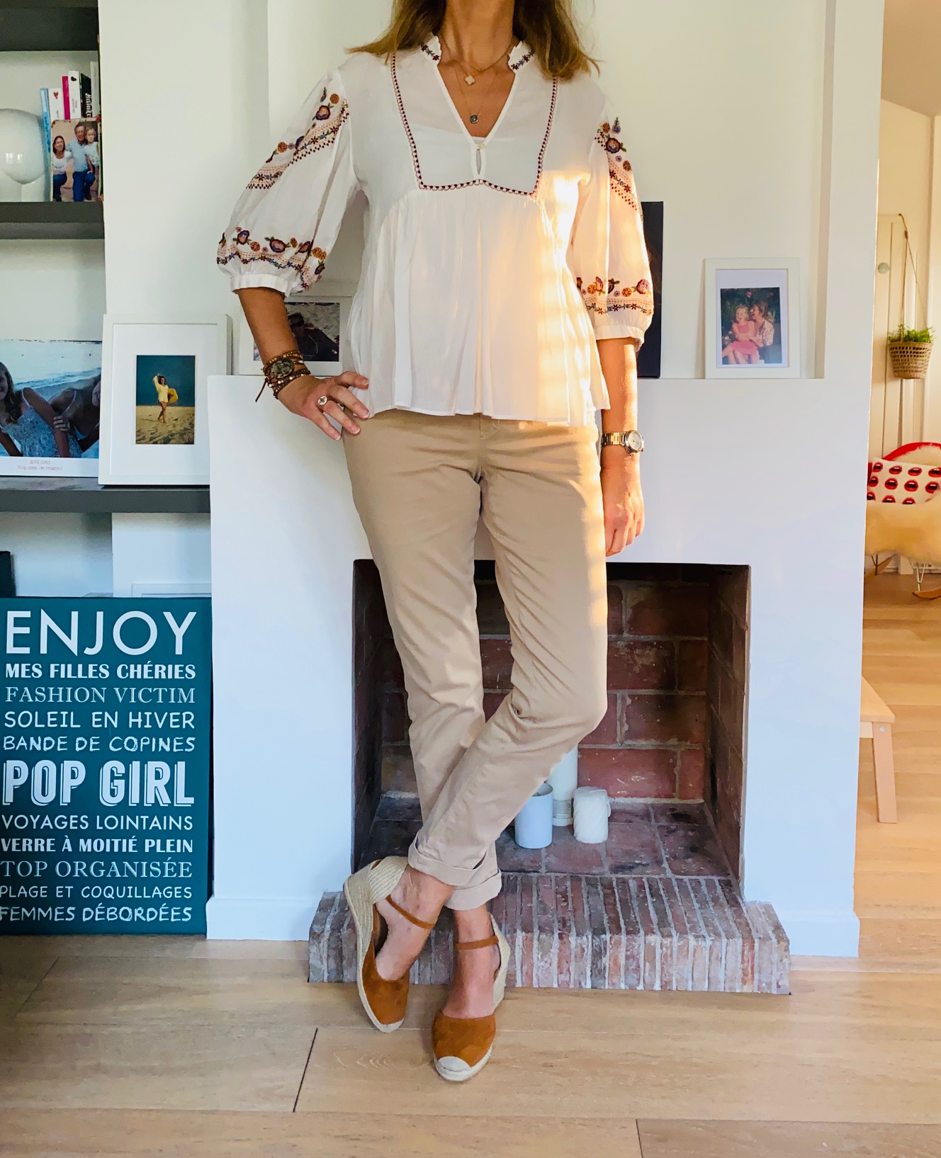 pantalon et blouse bohème - look Femmes Débordées