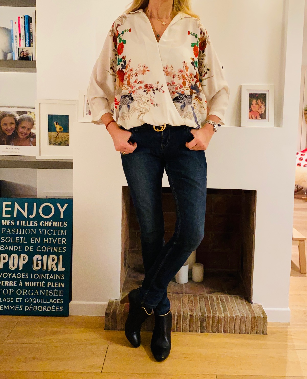 blouse motifs japonais - look Femmes Débordées