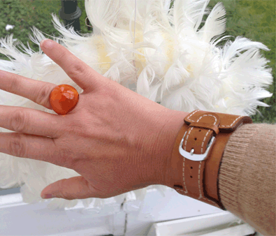 bracelet de force et bague Lalique