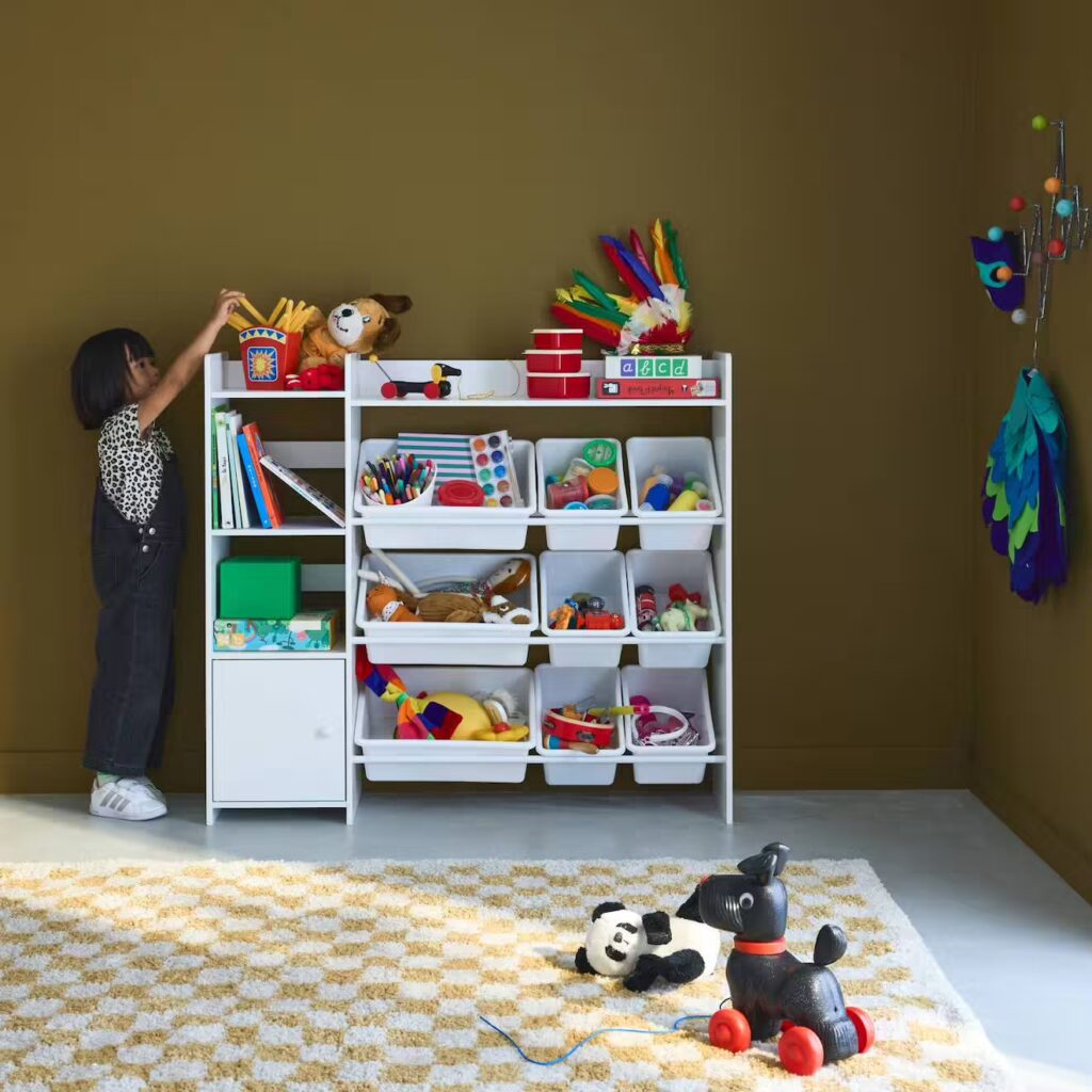 meuble casiers rangements chambre enfant