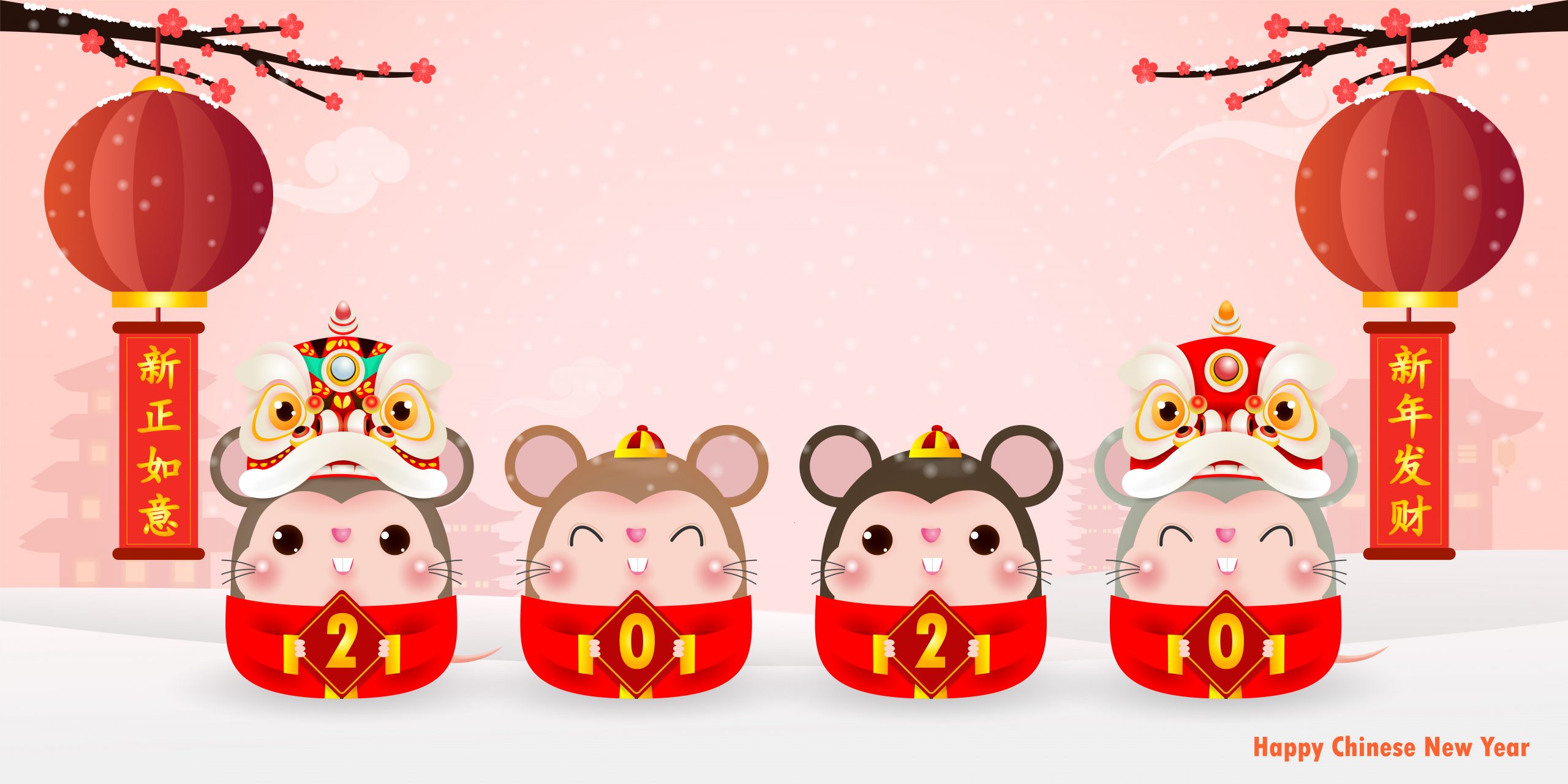 Année du rat - nouvel an chinois